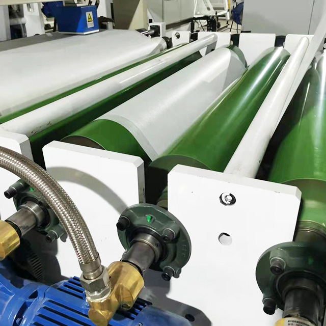 Máy làm màng căng Pe tốc độ cao Máy làm màng bảo vệ Pvc